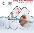 4 Pack Upgraded Reusable Mop Pads Compatible with Swiffer PowerMop, Mopping Pad Compatible with Swiffer Power Mop, Spray Refill for Multi-Surface Floor Cleaning, Reusable Thicker Microfiber Material