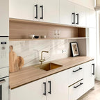 10 Pack Matte Black Cabinet Pulls 5 Inch(128mm) Kitchen Cabinet Handles Cabinet Hardware for Drawer Pulls