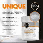 MB-11 Professional Marble Polish, Polishing Kit, Polishing Powder Etch Remover and Cleaner, Quartz Polishing Compound with Microfiber Cloth