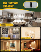 ZYC Gimbal LED Recessed Lighting - 6 Inch 5CCT 12W 360° Rotation Adjustable Eyeball Light,LED Swivel Spotlight,Directional Sloped Ceiling Light,Dimmable Canless Wafer Downlight Pack of 6 White.