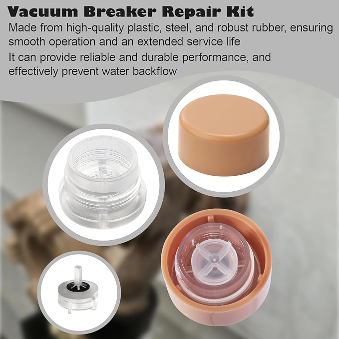 RK-17VB Vacuum Breaker Float Kit for woodford model 17 Wall Faucets repair kit, Anti-Siphon Wall Faucet Repair 4 Pack