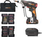 WORX Nitro 20V SwitchDriver 2.0 with 85 pc Accessory Kit, 2-in-1 Brushless Cordless Drill Driver, Drill Set Rotatable Dual 1/4" Chucks, WX177L.2 – (Battery & Charger Included)