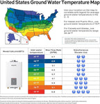 FOGATTI Tankless Water Heater Propane, Indoor Installation Up to 5.1 GPM, 120,000 BTU Instant Hot On demand Water Heater for Homes, Apartments and Commercial Settings, InstaGas Classic 120 Series