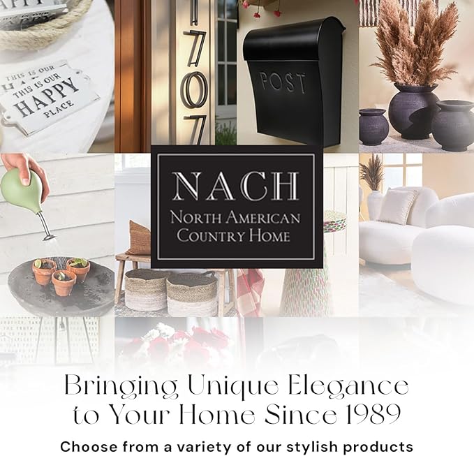 NACH French Mailboxes for Outside Wall Mount, 15 x 9.5 x 4 inches, Black Wall Mounted Mailbox and Newspaper Holder, Waterproof Mailbox for Door - The Milano Mailbox