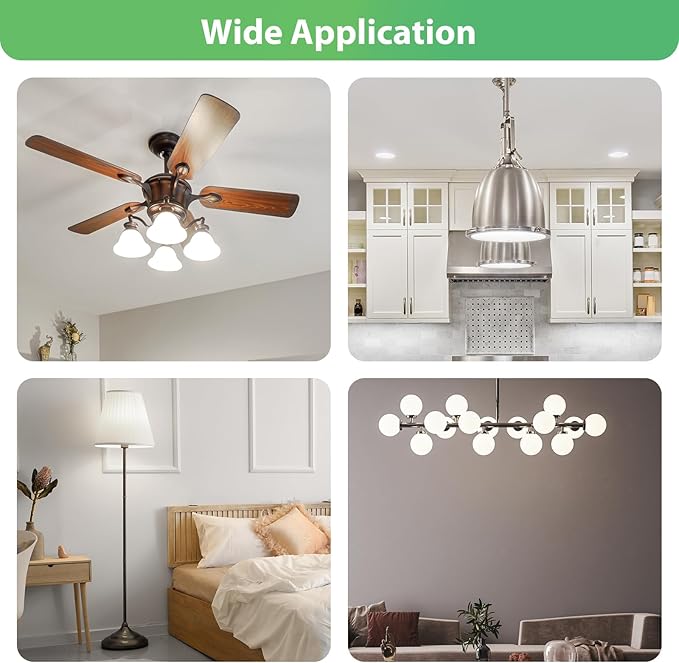 LED Refrigerator Light Bulb, 40W Equivalent, 120V, Fridge Light Bulb 5000K Daylight White, A15 Appliance Bulb 5.5W for Freezer, 650LM, E26 Standard Base, 120V, Non-Dimmable, 4 Pack