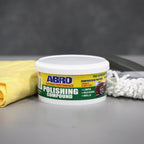 ABRO Superior Performance Car Polishing Compound for Oxidized Finishes, Buff, Shine, Smooth, & Clean, Scratch Remover for Vehicles, Boats, & Bikes - 10 oz.