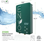 ANZZI Envo ANZZI Electric Tankless Water Heater 14.6 kW at 240 Volts, Small Enough to Install Anywhere - For for kitchen or bath faucet and shower (WH-AZ146-M2)