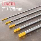 YESWELDER TIG Welding Tungsten Electrode 1.5% Lanthanated 1/16"x7" (Gold, WL15/EWLa-1.5) 10-pk