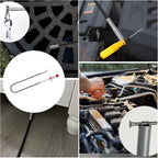 Flexible grabberDrain Snake Tool - The Ultimate 76inch Flexible Grabber for Hair, Unclog Any Drain in Minutes! Gunk & Debris in Sinks, Showers & Tubs. No More Chemicals, Just Quick Results!