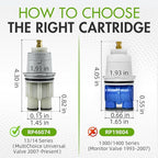 RP46074 Shower Cartridge for Delta MultiChoice 13/14 Series Shower Faucet Single Handle, Replacement Monitor Pressure Balance Cartridge, Including RP22734 Bonnet Nut