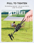 Fondwell 1/4" Rope Tie Downs Ratchet: 4 Pack of Kayak Storage Straps Heavy Duty - Ratcheting Cargo Straps for Various Hanging and Strapping