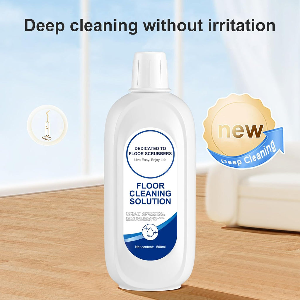 Floor Cleaning Solution Compatible With Tineco, Deep Cleans for Multiple Hard Floors, Suitable With All Robot Vacuums with Mopping and Cordless Wet/Dry Vacuum Mop Cleaner (Original 2 Bottle)