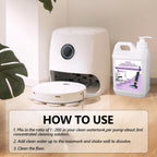 85 FL OZ Floor Cleaning Solution,Floor Cleaner for Mopping with Tineco,Deep Cleaning &Deodorizing for Roborock,Compatible with Saros Series,S8/S7 Series,Q Revo/Q Series,iFLOOR Series Wet Dry Vacuum