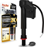 Korky QuietFILL 2X Long Life Toilet Fill Valve - Universal Fits 99% of Toilets - Easy Height Adjust for Fast Install, 528X