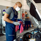 Tomorotec Recycled Multipurpose Industrial Wiping Cloths (50 lbs) Assorted Colors, Eco-Friendly Colored T-Shirt/Knit Cleaning Rags for Grease, Oil Removal & More