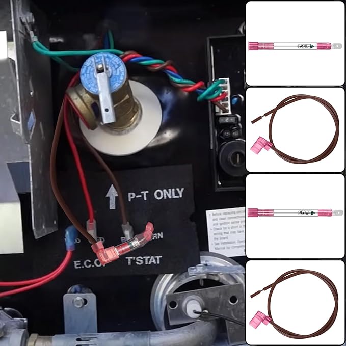 RV Water Heater Thermal Cutoff Kit - Replacement Parts Thermal Fuse - Compatible with Atwood 91447 93866 Models # GCH6-4E GCH6-6E G6A-7E G6A-8E GC6AA-9E GCH10A-2E G610-3E GH610-3E XT Series (2 Pcs)