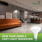 Bioluz LED 4 Pack BR40 LED Bulb 2700K Warm White 90 CRI Dimmable UL-Listed CEC Title 20 Compliant 1250 Lumen Outdoor/Indoor Flood Lights (Pack of 4)