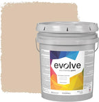 EVOLVE Paint & Primer: Environment-friendly, Low Sheen with One-coat Coverage for Interior & Exterior surfaces (Natural Beige, 5-Gallon)