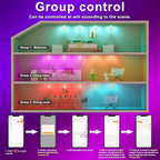 Recessed Lighting 6 Inch RGBCW Color Changing Smart Recessed Ceiling Lights 16W 1350LM LED Downlights Dimmable by Alexa & APP, 2700K-6500K,16 Million Colors - DIY Scenes - Timer - 23 Modes (12 Pack)