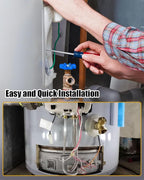 LP Thermopile Senor Part Fit for Rheem Ruud Richmond Water Heater Replace SP20824 SP20754 SP21058 SP20800 SP21059 AM46743, Over 750mV Pilot Burner Kit Parts