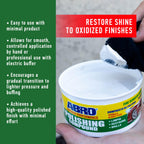 ABRO Superior Performance Car Polishing Compound for Oxidized Finishes, Buff, Shine, Smooth, & Clean, Scratch Remover for Vehicles, Boats, & Bikes - 10 oz.