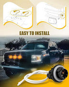 LS44 Bulb Socket Multi-Purpose Lamp Light Fit for Chevrolet GMC Buick Cadillac Oldsmobile Pontiac Saturn, for Tail Light Socket&License Plate Light Socket&Fog Light Socket