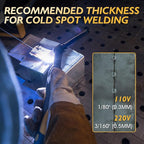 TOOLIOM 220A Cold TIG Welder with DC Pulse, 7 In 1 Cold Spot Lift TIG/Stick Welder with IGBT Inverter, 110&220V Welding Machine with Large Digital Display 2T/4T/4T PRT Mode TIG Welding Equipment