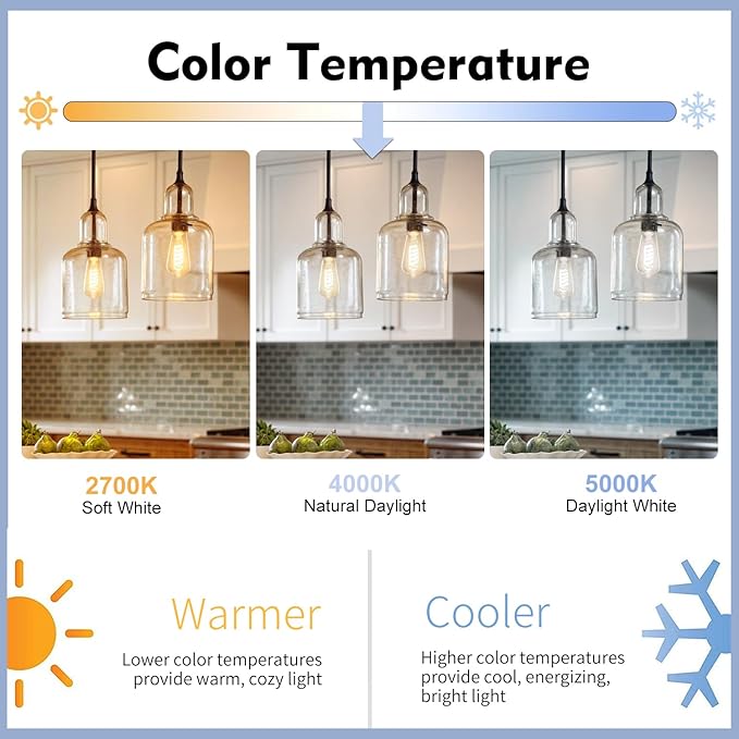 16 Pack Dimmable Vintage LED Edison Bulbs, E26 LED Bulb 60 Watt Equivalent, Neutral White 4000K, Antique Filament Decorative Light Bulbs, ST19 Edison Bulb 80+ CRI