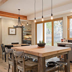 Vintage LED Edison Bulbs, 6W, Equivalent 60W, Dimmable, Warm White 2700K, ST58 Antique LED Filament Bulbs with 90+ CRI, E26 Medium Base, Clear Glass, 8 Count (Pack of 1)