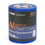 ADHES Upgrade Blue Painters Tape, Masking Tape for Painting 6 Rolls x 0.94 Inch x 60 Yards, Blue Paint Tape No Residue Outdoor Anti UV Multi Surface Use, Total 360 Yards