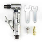 Air Angle Die Grinder, 0.25 hp and 21,000 RPM Motor, Lightwight Aluminum Body, Safety Lock, With 1/4" 1/8" Collets, Pneumatic Power Tool For Grinding and Polishing on Metalwork Woodwork