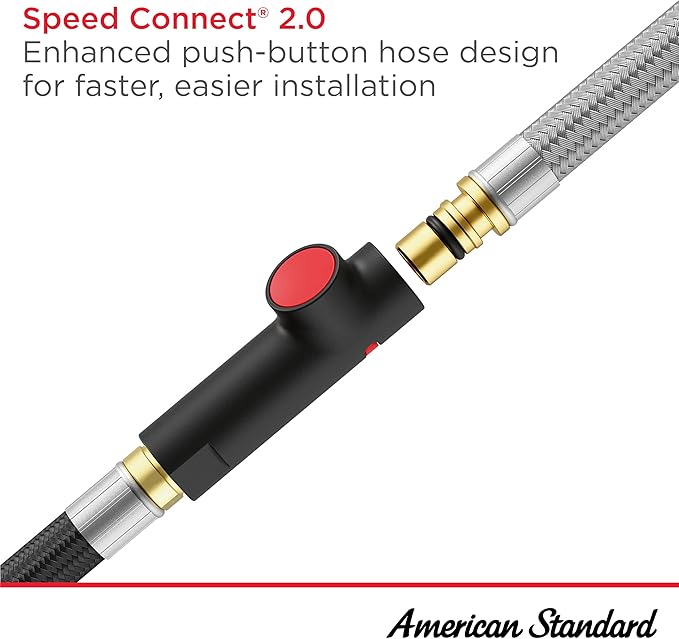 American Standard 104881DC00 Aspirations Single-Hole Kitchen Sink Faucet with Pull-Down Sprayer, 1.8 GPM, Stainless Steel