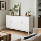 10 Pack 6.3 Inch(160mm) Hole Center Polished Chrome Modern Cabinet Pulls Kitchen Cabinet Handles Kitchen Cabinet Hardware Timeless Drawer Pulls for Dresser Cupboard Wardrobe, Chrome(6.3x10)