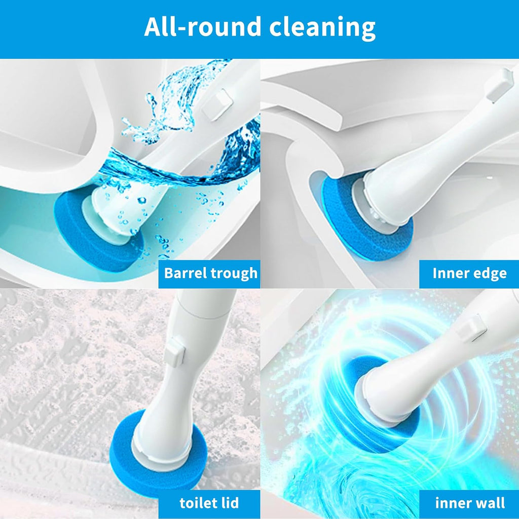 36-Piece Toilet Wand Refills, Disposable Toilet Bowl Cleaner Wand Compatible with Most Toilet Brushes,Disposable Toilet Brush Refill for Bathroom Cleaning