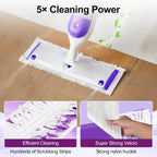 5X Cleaning Power Mop Pads for Swiffer Power Mop, Disposable Power Mop Pad Refills, Replacement Floor Cleaning Refills, Multi-Surface Wood Floor Replacement Pads (42)