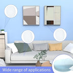 30PCS Heavy Duty Double Sided Adhesive Mounting Circle Tape- Waterproof,Strong Adhesion,Clear, High Strength,No Residue Removability for Hanging,Wall Mounting, Home Decor,Adhesive for Shower