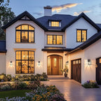 PARTPHONER Dusk to Dawn Outdoor Light Fixtures, 2-Pack Sensor Porch Lights, Waterproof Exterior Wall Sconce Lighting Lamp, Waterproof Wall Lantern for House, Doorway, Garage (Oil Rubbed Bronze)