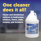 Naturally Enzyme Cleaner, Enzyme Solution, and Multi-Purpose Cleaner, Laundry Additive and More -Unscented -128oz