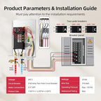 24kW Electric Tankless Water Heater - MIZUDO 240V Instant Hot Water for Whole House | Up to 5.55 GPM | 3-4 Outlets Simultaneous | ETL Certified