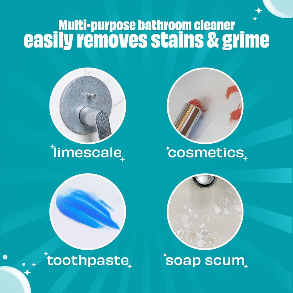 Scrubbing Bubbles Easy Clean Foaming Multipurpose Bathroom Cleaner, Continuous Spray Bottle, Fast Acting Foam, 13.58 Ounce (Pack of 2)