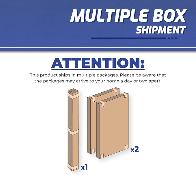 SafeRacks Overhead Garage Storage Rack, Heavy Duty Racks for Garage w/ 600 lb Capacity, Easy Garage Storage Adjustable Storage Rack Ceiling Mount Storage for Garage 4x8 White, 24"-45" (2 Pack)