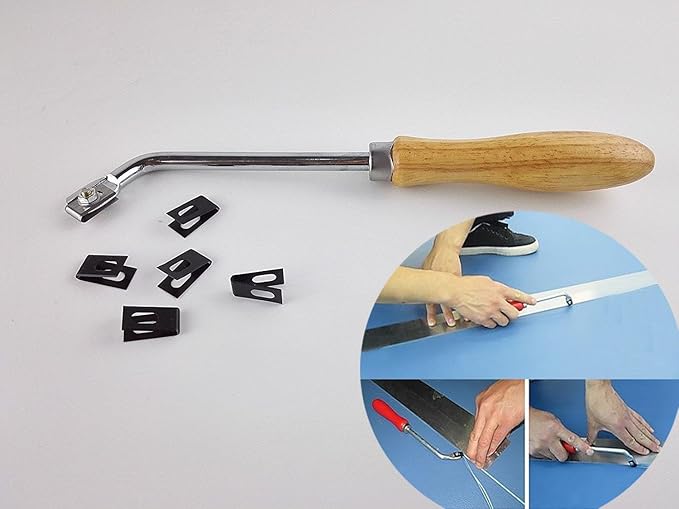 Beyondlife 1600W Hot Air Plastic Welder Heat Gun PVC Vinyl Flooring Welding Tool Hot Gas Pistol Kit, with Various Welding Accessories