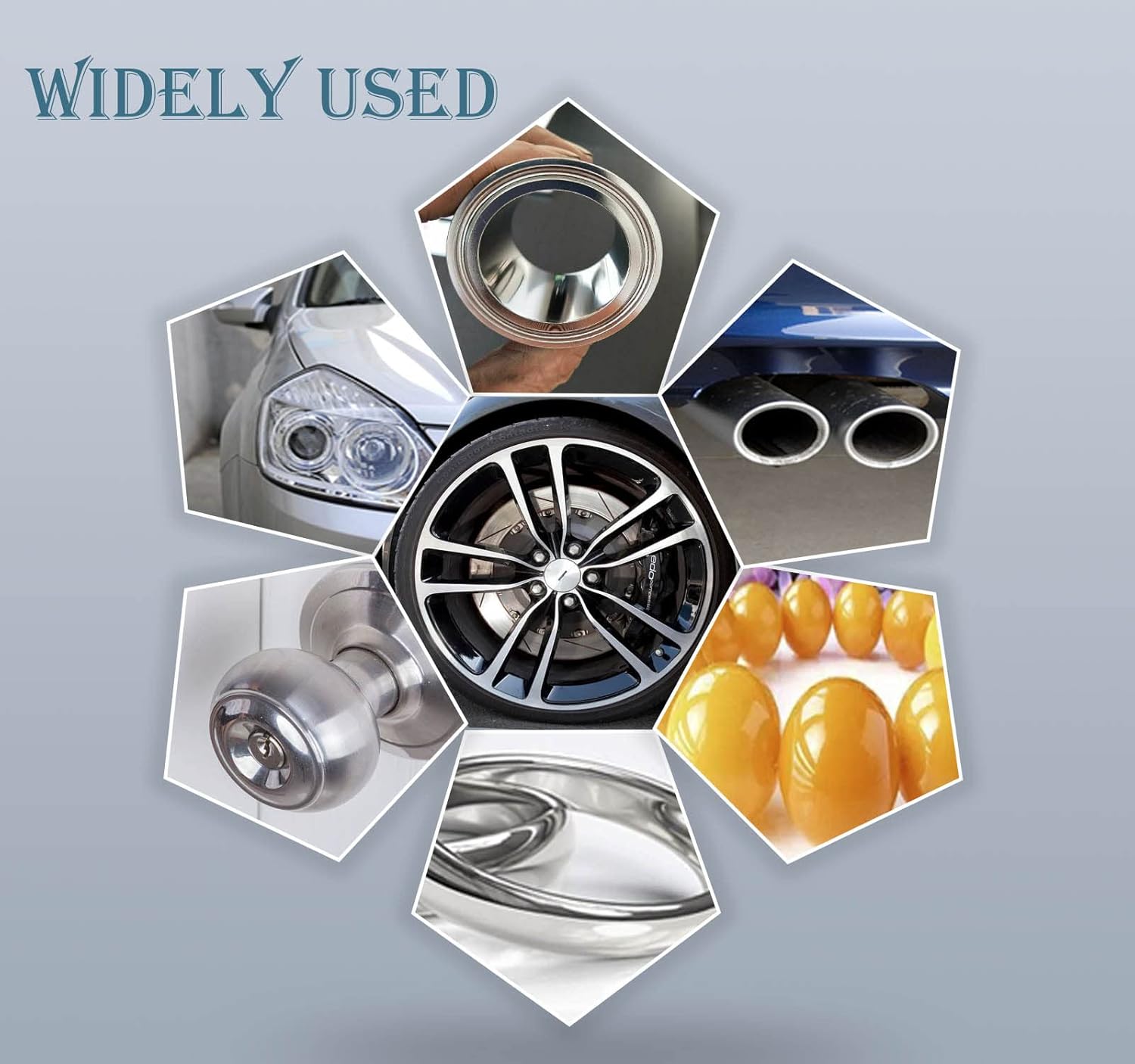 6 Pcs Metal Buffing Polishing Compound for Buffing Wheel, Buffing Wheel Compound, Grit Corresponds to The Color from Coarse to Fine for Stainless Steel, Jewelry, Aluminum Polishing Compound -31 Oz