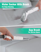 HAUSHOF Portable Carpet Spot and Upholstery Cleaner, 12Kpa Lightweight Deep Couch Cleaner Machine Powerful Suction for Pet Stains, Couch, Rug, Car Seats, Narrow Spaces, Spot & Stain Cleaner Included