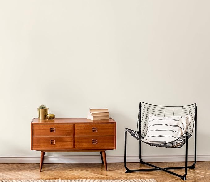 EVOLVE All Purpose Whites: Latex Flat Interior Paint for Walls & Ceilings, Shades of White, Quick Dry, Excellent Touch-Up & Coverage, Eco-Friendly (Alabaster)