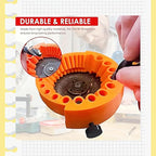 Drill Bit Sharpener for Grinder, Precision Sharpening Tool 2-13mm, Portable Grinder Attachment with Angle Guide, Compatible with 115-125mm Grinders（1PC）