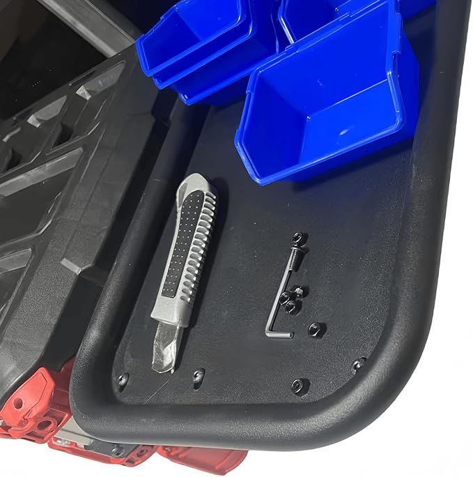 for Milwaukee Packout Folding Folding Packout Mount Compatible with Milwaukee Packout Toolbox Removable Side Table for Storage System 2set