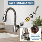 RP50587 Cartridge Compatible with Delta DST Single Handle Kitchen and Lavatory Faucets 36mm,Includes RP51503 Bonnet Nut