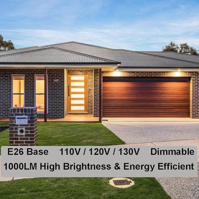 Vinaco Halogen PAR30 Long Neck 75W 120V 1000LM, 6 Pack High Output Halogen PAR30 Dimmable 3000K Warm White with E26 Base, Long Lifespan Long Neck Flood Light Bulb with CRI100 for Tracking Lighting