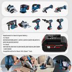 BAT609 Battery, 18V 4.0Ah Li-ion Battery Replace for Bosch 18V Cordless Power Tools Extended Batteries Rechargeable